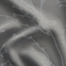Kate Aurora 2 Pack Arbor Room Darkening Floral Grommet Top Window Curtain Panels - 52 in. W x 84 in. L, Silver