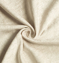 Kate Aurora 2 Piece Heavy Weight Light Filtering Rod Pocket Luxurious Royal Chenille Curtain Panels - Beige
