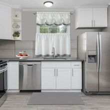 Kate Aurora Heavy Duty Non Slip Memory Foam Kitchen Mats - 18in W x 30in L, Gray