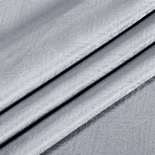 Kate Aurora Diamond Textured Spill And Stain Proof All Purpose Fabric Tablecloth - 60 in. W x 104 in. L (8-10 Chairs), Silver