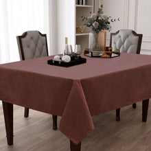 Kate Aurora Luxe Living Raised Chenille All Purpose Fabric Tablecloth - 54 in. W x 84 in. L - Burgundy/Spice