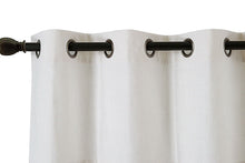 Kate Aurora Oversized Grommet Top Window Valances - Flax