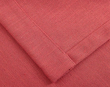 Kate Aurora Oversized Grommet Top Window Valances - Coral