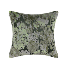 Kate Aurora 1 Piece Jacobean Floral Chenille Ultra Plush & Fluffy 18"x 18" Filled Accent Throw Pillow With Removable Shell/Co