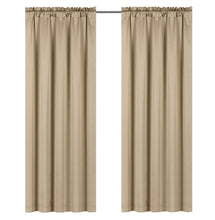 Kate Aurora 7 Piece Hampton Elegance Sheer Curtain Panels & Beaded Valances Set - Gold Gold