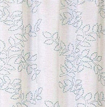 Kate Aurora Brielle Embroidered Linen Kitchen Curtain Tier & Valance Set - 56 in. W x 15 in. L, Aqua