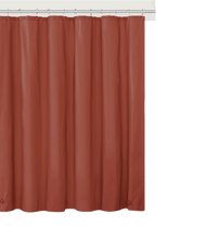 Kate Aurora Spa Living Rust/Spice 100% Water Repellent PEVA Shower Curtain Liner - Standard Size