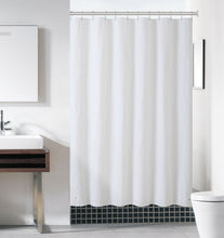 GoodGram® Basic PEVA Non-Toxic, Mold & Mildew Resistant Lightweight Vinyl Shower Liner - White