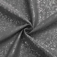 Kate Aurora 2 Piece Sadie Metallic Sparkle Grommet Top Gray Room Darkening Curtain Panels
