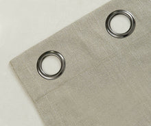 Kate Aurora Oversized Grommet Top Window Valances - Linen