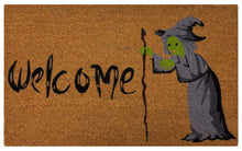 Kate Aurora Halloween Witch Welcome Bristled Coir Outdoor Welcome Mat - 18"x30"