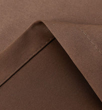 Kate Aurora 100% Thermal Blackout Bath & Kitchen Window Curtains - 50 in. W x 45 in. L, Brown