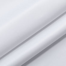 GoodGram Basics Waterproof White Fabric Shower Curtain Liner With Rust Proof Metal Grommets - Standard Size