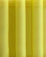 GoodGram Basic Home Grommet Top Sheer Single Window Curtain - 52 in. W x 84 in. L, Yellow