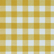 Kate Aurora Country Farmhouse Plaid Buffalo Check Stain & Spill Proof Fabric Tablecloths - 60in. X 104in. (8-10 Chairs), Yell