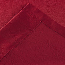 Kate Aurora Set Of 2 Piece Crinkle Sheer Rod Pocket Christmas Curtain Panels - 84 in. Long - Red