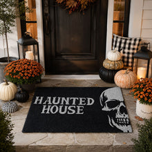 Kate Aurora Halloween Haunted House Bristled Coir Outdoor Welcome Mat - 18"x30"