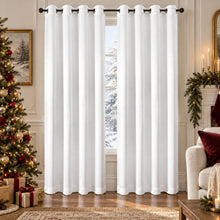Kate Aurora Ashby White curtain panels alternate view
