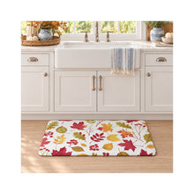 Kate Aurora Autumn Leaves Anti Fatigue Non-Skid Memory Foam Kitchen Floor Mat - 18 in. W x 30 in. L — view 1