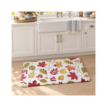 Kate Aurora Autumn Leaves Anti Fatigue Non-Skid Memory Foam Kitchen Floor Mat - 18 in. W x 30 in. L — view 2