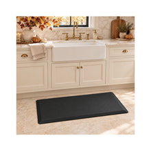 Kate Aurora Chef Grade Oversized Anti Fatigue Kitchen Mat With Beveled Edges - 20 in. W x 40 in. L - Black — view 1