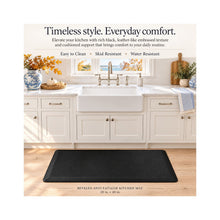 Kate Aurora Chef Grade Oversized Anti Fatigue Kitchen Mat With Beveled Edges - 20 in. W x 40 in. L - Black — view 3