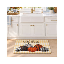 Kate Aurora Hello Autumn Pumpkins Anti Fatigue Non-Skid Memory Foam Kitchen Floor Mat - 18 in. W x 30 in. L — view 2