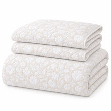 Kate Aurora Sicily Floral Garden embossed three-piece quilt set, Full/Queen — product image 5