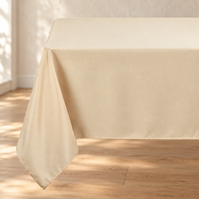 Gold rectangle tablecloth, alternate fabric detail view