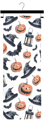 Kate Aurora Halloween Spooky Jack O' Lanterns Bats & Witch Hats Ultra Soft & Plush Oversized Accent Throw Blanket - 50 in. W x 70 in. L