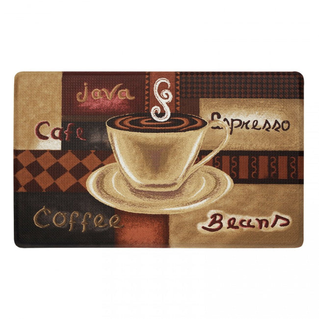 GoodGram Coffee Shoppe Cafe Memory Foam Anti-Fatigue Kitchen Floor Mat 18" x 30"