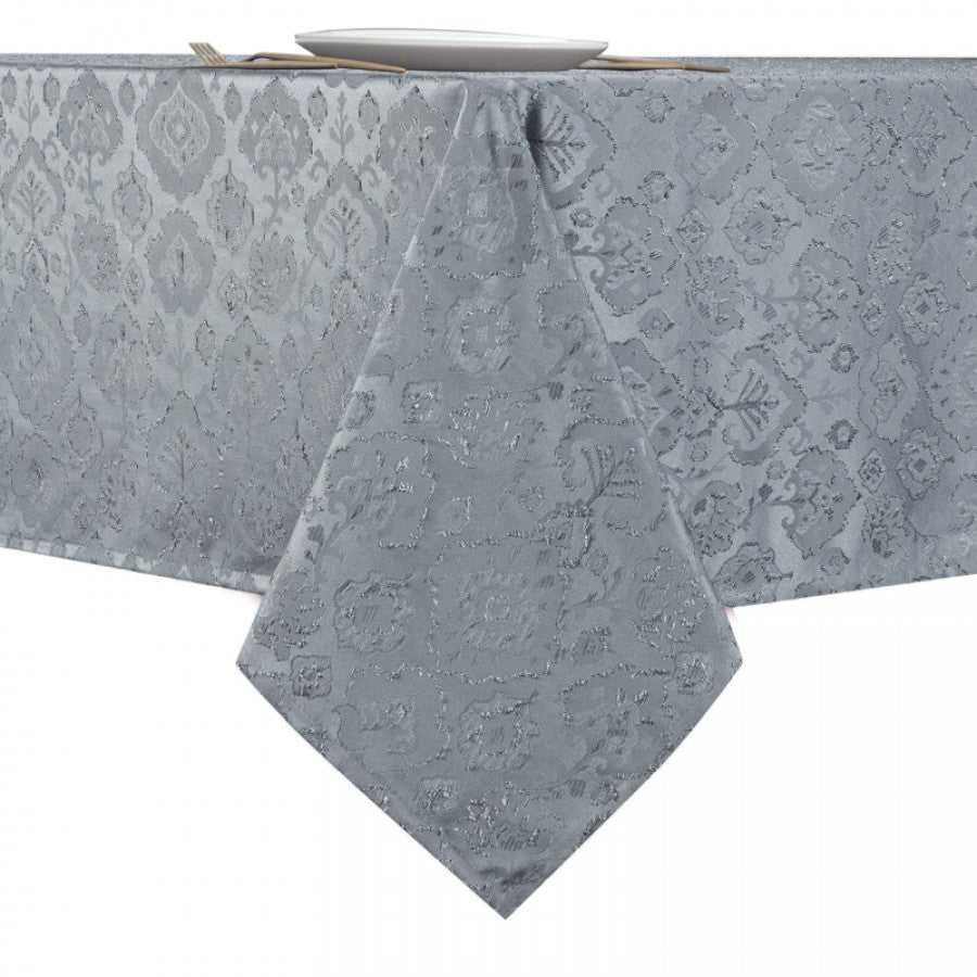 Kate Aurora Regency Collection Raised Jacquard Damask Fabric Tablecloth